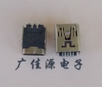 西安MINI USB前两脚插座 90度卧式 端子DIP针脚定义