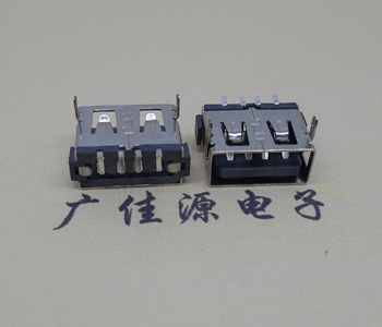 西安USB短体母座.超薄5.9H胶芯.移动电源接口