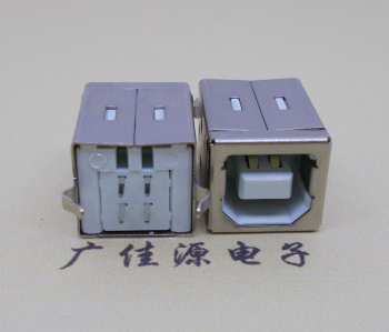 西安USB BF180度母座 打印机接口 立式直插带赛