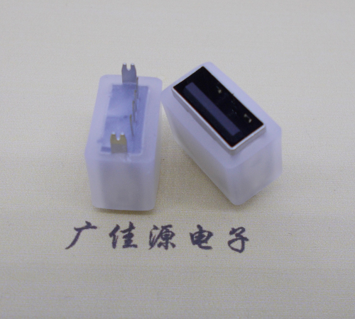 西安USB连接器接口 10.5MM防水立插母座 鱼叉脚