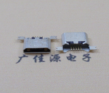 西安MK USB B Type 沉板0.9母座后两脚SMT口不卷边