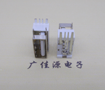 西安USB侧立式短体10.0尺寸 侧插加宽脚5A大电流插座