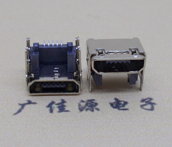 西安MICRO USB 5P母座 SMT垫高 L=4.15双壳