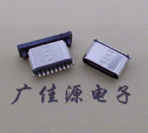 西安连接器TYPE-C8P母座直立式插座H=5.0mm