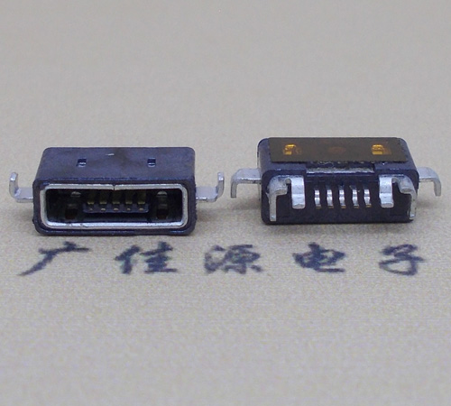 西安MICRO USB防水AB型口母头3D图纸封装